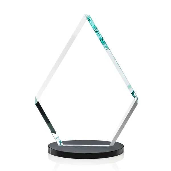 Starfire crystal award with ebony oval base.... from ASI 84592 St Regis Group / St Regis
