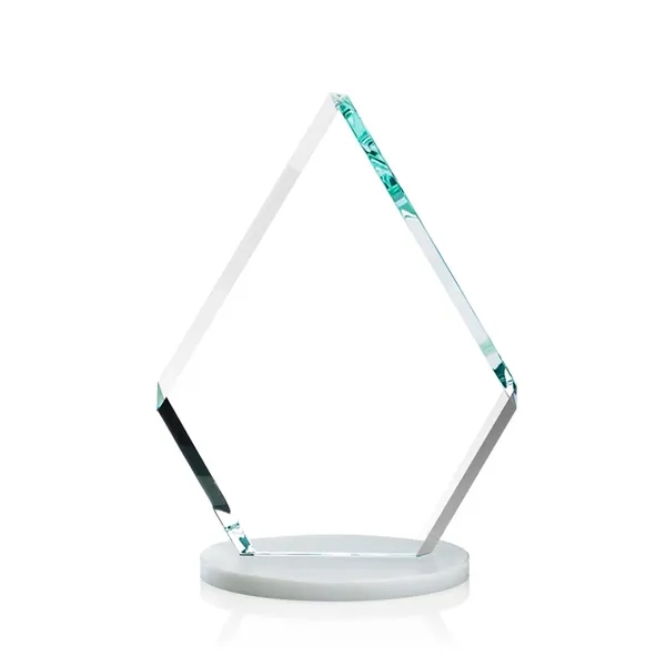 Our extraordinary double-sided beveled starfire diamond award is combined with white... from ASI 84592 St Regis Group / St Regis