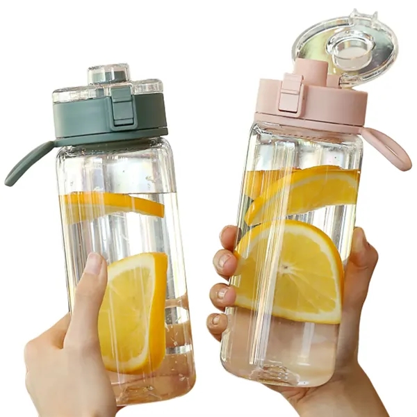 Transparent infuser bottle with removable strainer, 21.12 oz. and imprint option... from ASI 37218 Athena Promo (tm)