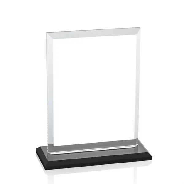 Our extraordinary beveled Starfire rectangle award is combined with ebony optical... from ASI 84592 St Regis Group / St Regis