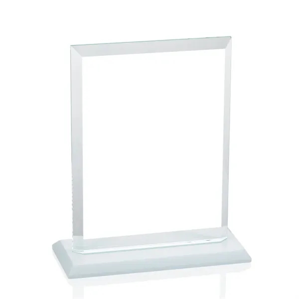 Our extraordinary beveled Starfire rectangle award is combined with white optical... from ASI 84592 St Regis Group / St Regis