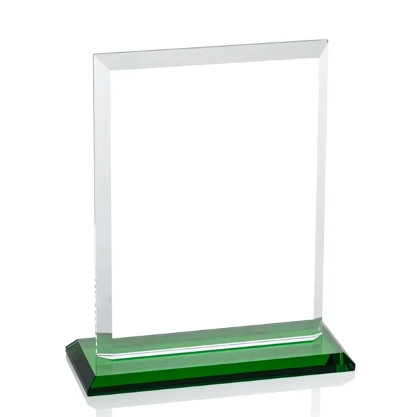 Our extraordinary beveled Starfire rectangle award is combined with emerald optical... from ASI 84592 St Regis Group / St Regis