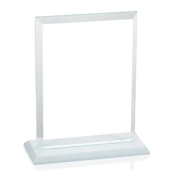 Our extraordinary beveled Starfire rectangle award is combined with white optical... from ASI 84592 St Regis Group / St Regis