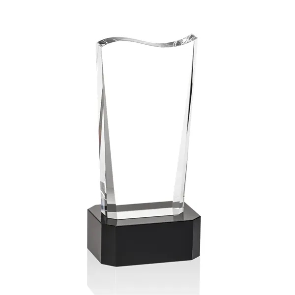 The Violetta Optical Crystal Award on Base features our freestanding Violetta... from ASI 84592 St Regis Group / St Regis