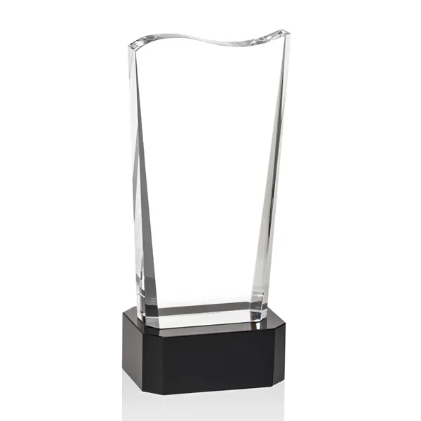 The Violetta Optical Crystal Award on Base features our freestanding Violetta... from ASI 84592 St Regis Group / St Regis