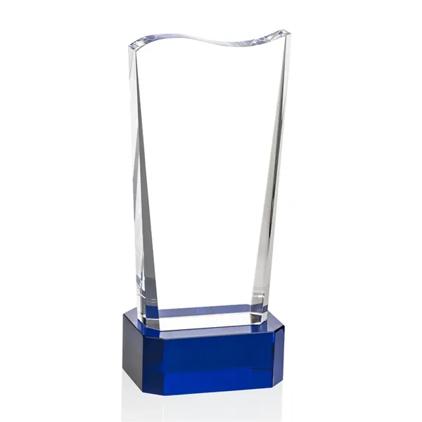 The Violetta Optical Crystal Award on Base features our freestanding Violetta... from ASI 84592 St Regis Group / St Regis