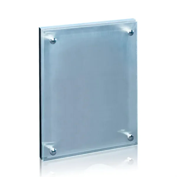 The 5" X 7" metallic Kingston plaque is made from 3/16"... from ASI 84592 St Regis Group / Prestige Glass