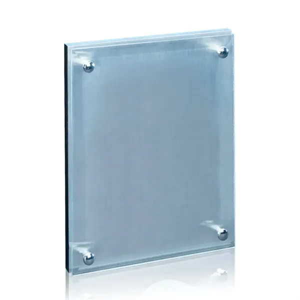 The 5" X 7" metallic Kingston plaque is made from 3/16"... from ASI 84592 St Regis Group / Prestige Glass