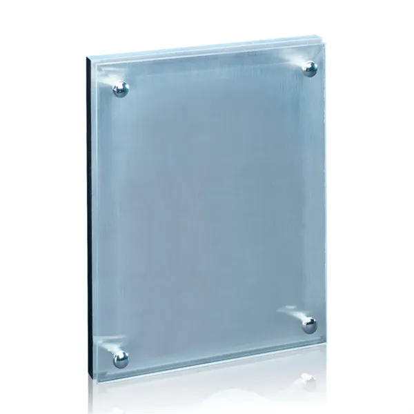The 5" X 7" metallic Kingston plaque is made from 3/16"... from ASI 84592 St Regis Group / Prestige Glass