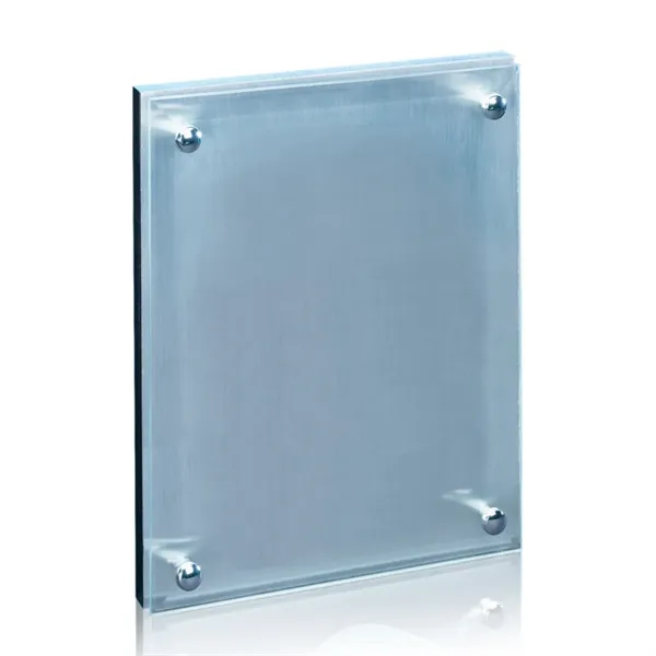 The 5" X 7" metallic Kingston plaque is made from 3/16"... from ASI 84592 St Regis Group / Prestige Glass