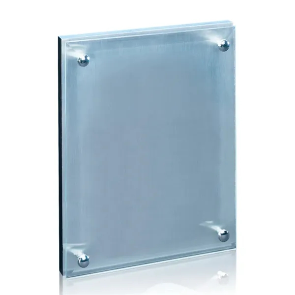 The 5" X 7" metallic Kingston plaque is made from 3/16"... from ASI 84592 St Regis Group / Prestige Glass