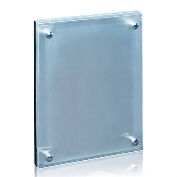 The 5" X 7" metallic Kingston plaque is made from 3/16"... from ASI 84592 St Regis Group / Prestige Glass