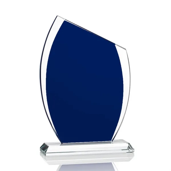 An extraordinary Starfire award with a beautiful Sapphire accent mounted to... from ASI 84592 St Regis Group / St Regis