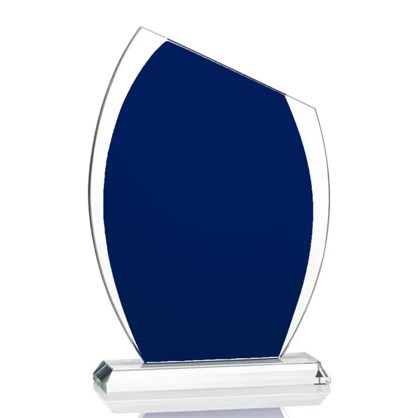 An extraordinary Starfire award with a beautiful Sapphire accent mounted to... from ASI 84592 St Regis Group / St Regis