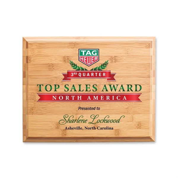 Let the natural elegance of  the Bamboo VividPrint™ Plaque capture... from ASI 84592 St Regis Group / St Regis