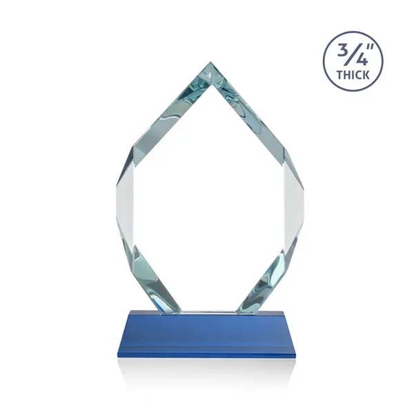 Starfire diamond shape award on a tall tapered Optical Base.... from ASI 84592 St Regis Group / St Regis