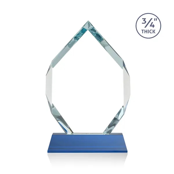 Starfire diamond shape award on a tall tapered Optical Base.... from ASI 84592 St Regis Group / St Regis