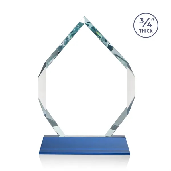 Starfire diamond shape award on a tall tapered Optical Base.... from ASI 84592 St Regis Group / St Regis