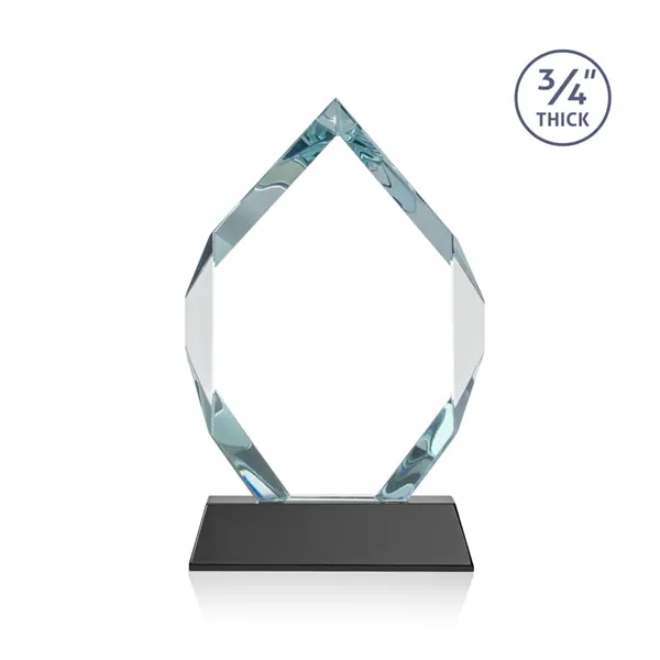 Starfire diamond shape award on a tall tapered Optical Base.... from ASI 84592 St Regis Group / St Regis