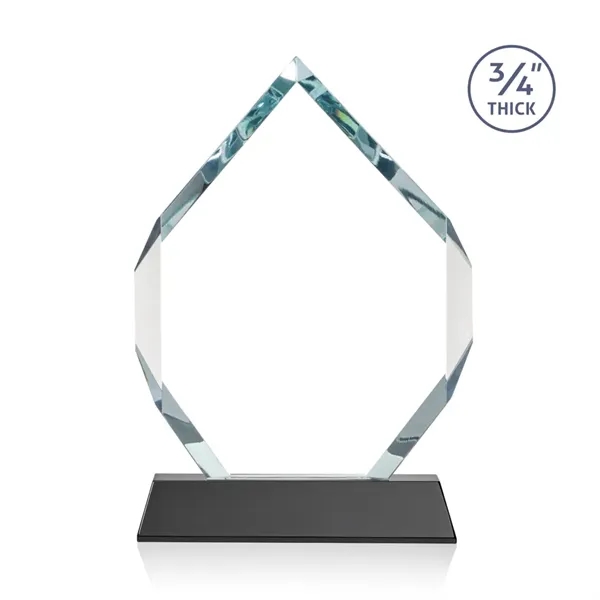 Starfire diamond shape award on a tall tapered Optical Base.... from ASI 84592 St Regis Group / St Regis