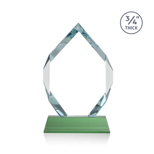 Starfire diamond shape award on a tall tapered Optical Base.... from ASI 84592 St Regis Group / St Regis