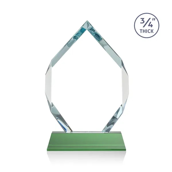 Starfire diamond shape award on a tall tapered Optical Base.... from ASI 84592 St Regis Group / St Regis
