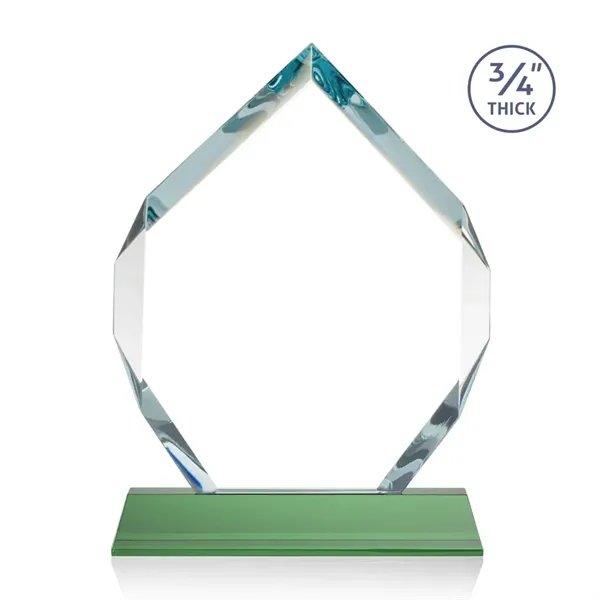 Starfire diamond shape award on a tall tapered Optical Base.... from ASI 84592 St Regis Group / St Regis