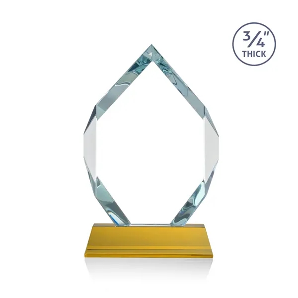 Starfire diamond shape award on a tall tapered Optical Base.... from ASI 84592 St Regis Group / St Regis