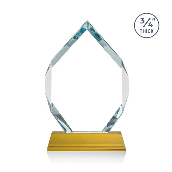 Starfire diamond shape award on a tall tapered Optical Base.... from ASI 84592 St Regis Group / St Regis