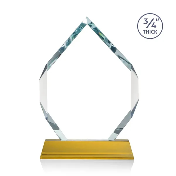 Starfire diamond shape award on a tall tapered Optical Base.... from ASI 84592 St Regis Group / St Regis