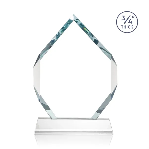Starfire diamond shape award on a tall tapered Optical Base.... from ASI 84592 St Regis Group / St Regis