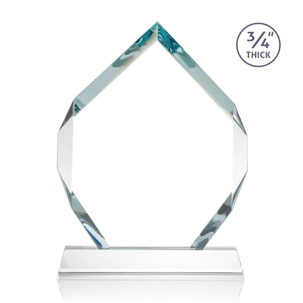 Starfire diamond shape award on a tall tapered Optical Base.... from ASI 84592 St Regis Group / St Regis