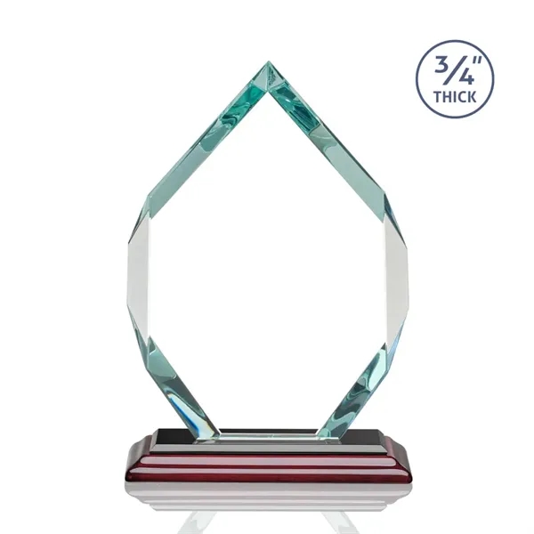 Starfire diamond shape award on a base.... from ASI 84592 St Regis Group / St Regis