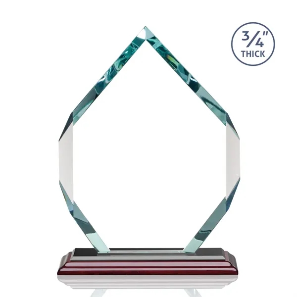 Starfire diamond shape award on a base.... from ASI 84592 St Regis Group / St Regis