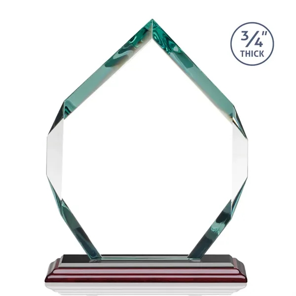 Starfire diamond shape award on a rosewood Albion™ base.... from ASI 84592 St Regis Group / St Regis
