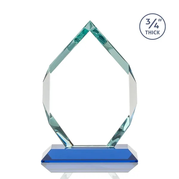Starfire diamond shape award on sky blue base.... from ASI 84592 St Regis Group / St Regis