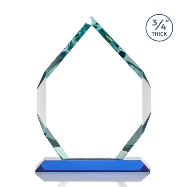 Starfire diamond shape award on sky blue base.... from ASI 84592 St Regis Group / St Regis