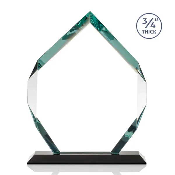 Starfire diamond shape award on black base.... from ASI 84592 St Regis Group / St Regis