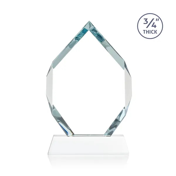 Starfire diamond shape award on a tall tapered Optical Base.... from ASI 84592 St Regis Group / St Regis