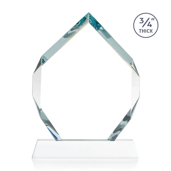 Starfire diamond shape award on a tall tapered Optical Base.... from ASI 84592 St Regis Group / St Regis