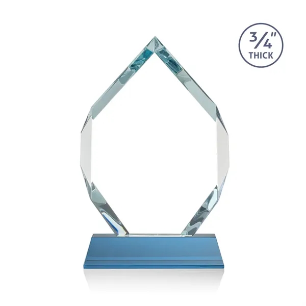 Starfire diamond shape award on a tall tapered Optical Base.... from ASI 84592 St Regis Group / St Regis