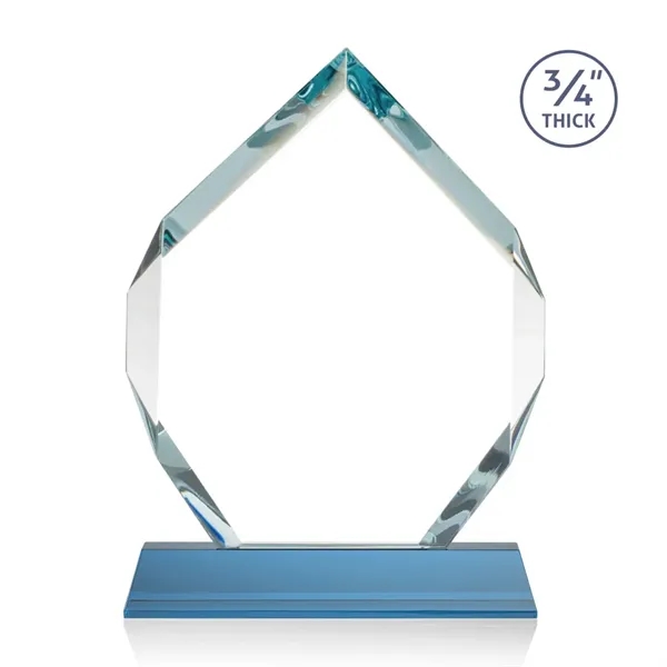 Starfire diamond shape award on a tall tapered Optical Base.... from ASI 84592 St Regis Group / St Regis