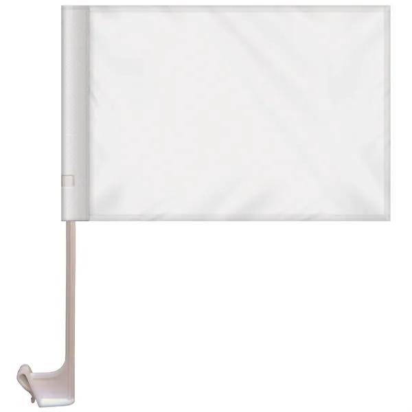 Lightweight Stationary 7.5" x 10.5" full color promotional polyester car flag... from ASI 80228 Quinn