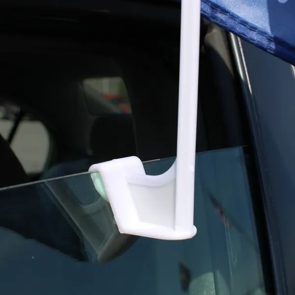 11.5" x 15" Light weight Stationary Use Single Reverse Car Flag... from ASI 80228 Quinn