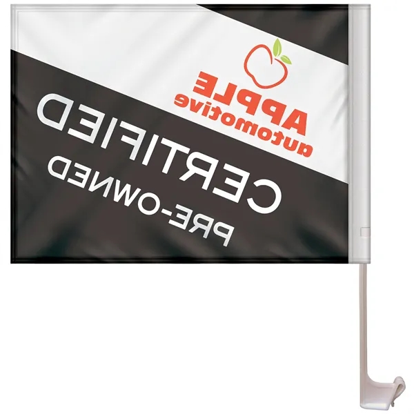 11.5" x 15" Light weight Stationary Use Single Reverse Car Flag... from ASI 80228 Quinn