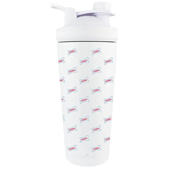 Shaker Bottle 24oz Double Wall Insulated Stainless Steel... from ASI 72657 Active Life Promo / Active Life