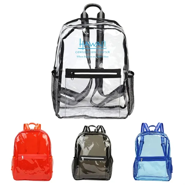 Clear Backpack. 100% BPA and PVC Free.... from ASI 90859 Tempo Industries Inc / Tempo Tempoline