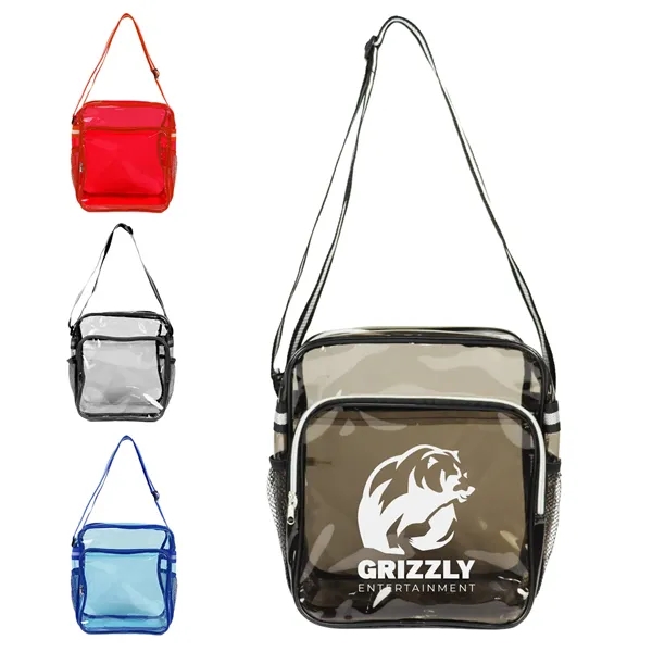 Clear Crossbody Bag. 100% BPA and PVC Free.... from ASI 90859 Tempo Industries Inc / Tempo Tempoline
