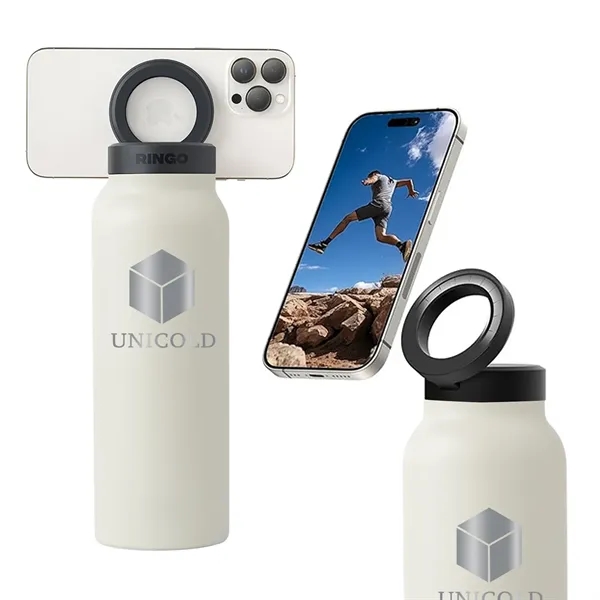 Magnetic insulated water bottle, phone stand and tripod all in one.... from ASI 38120 Ball Pro / Diversified Quality Kitchenware