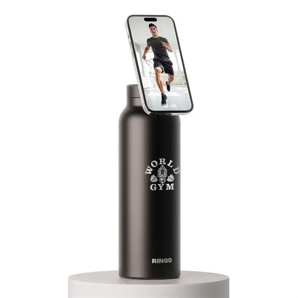 Magnetic insulated water bottle, phone stand and tripod all in one.... from ASI 38120 Ball Pro / Diversified Quality Kitchenware